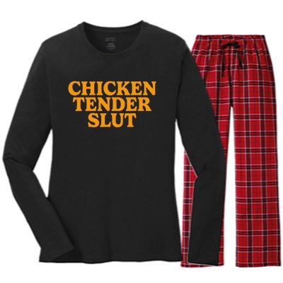 Chicken Tender Slut Women's Long Sleeve Flannel Pajama Set 