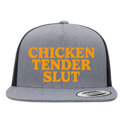 Chicken Tender Slut Flat Bill Trucker Hat