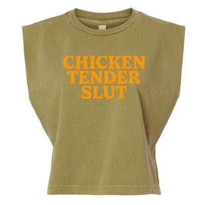 Chicken Tender Slut Garment-Dyed Women's Muscle Tee