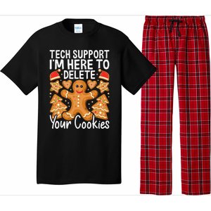 Christmas Tech Support Here To Delete Cookies Xmas Pajama Set