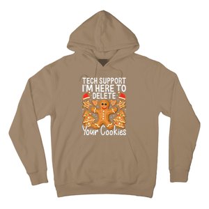 Christmas Tech Support Here To Delete Cookies Xmas Hoodie