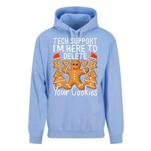 Christmas Tech Support Here To Delete Cookies Xmas Unisex Surf Hoodie