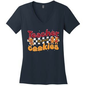 Christmas Tech Support Here To Delete Cookies It Women's V-Neck T-Shirt