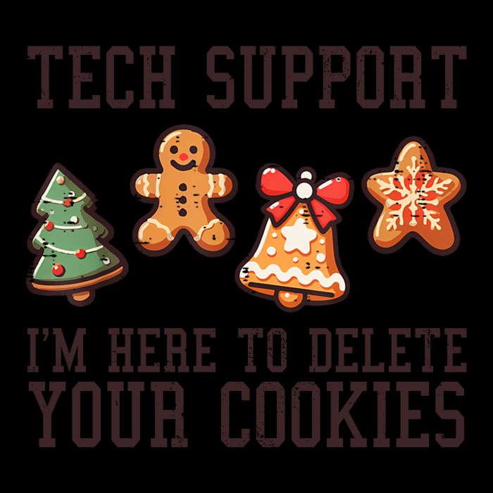 Christmas Tech Support Here To Delete Cookies Funny Mug