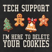 Christmas Tech Support Here To Delete Cookies Funny Trucker Hat