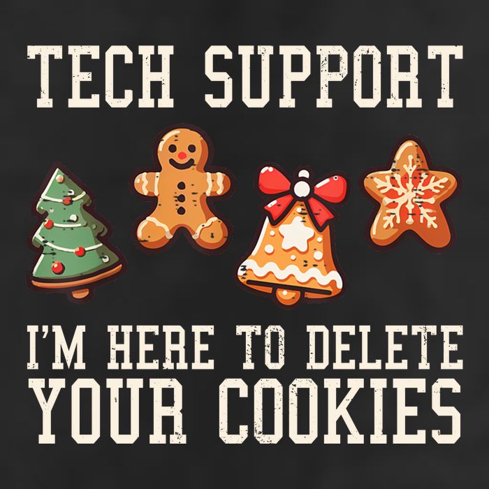 Christmas Tech Support Here To Delete Cookies Funny Trucker Hat