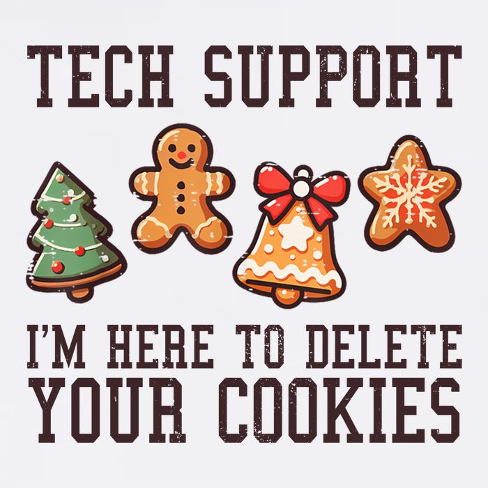 Christmas Tech Support Here To Delete Cookies Funny Garment-Dyed Sweatshirt