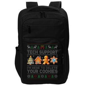 Christmas Tech Support Here To Delete Cookies Xmas Impact Tech Backpack