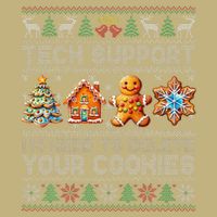 Christmas Tech Support Here To Delete Cookies Xmas Mousepad