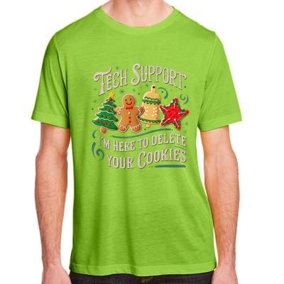 Christmas Tech Support Here To Delete Cookies It Adult ChromaSoft Performance T-Shirt