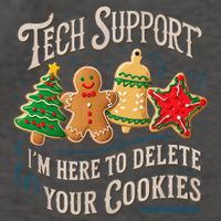 Christmas Tech Support Here To Delete Cookies It Vector Backpack