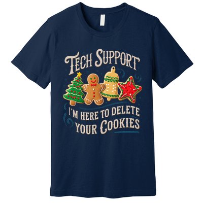 Christmas Tech Support Here To Delete Cookies It Premium T-Shirt