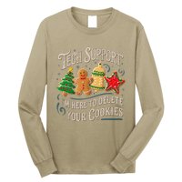 Christmas Tech Support Here To Delete Cookies It Long Sleeve Shirt