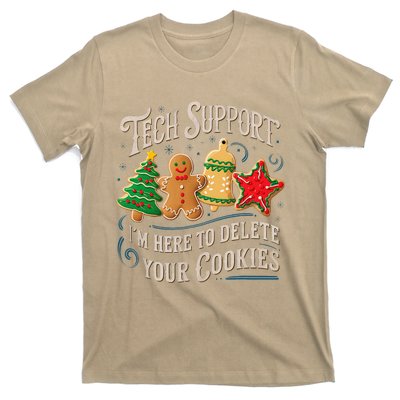 Christmas Tech Support Here To Delete Cookies It T-Shirt