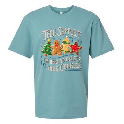 Christmas Tech Support Here To Delete Cookies It Sueded Cloud Jersey T-Shirt