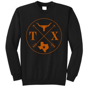 Cool Texas State X Text Football Sweatshirt