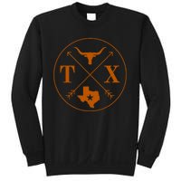 Cool Texas State X Text Football Sweatshirt