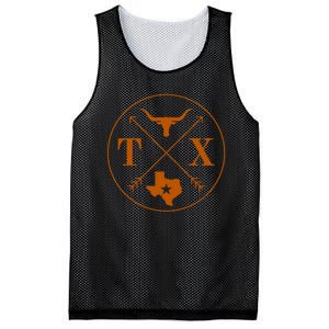 Cool Texas State X Text Football Mesh Reversible Basketball Jersey Tank