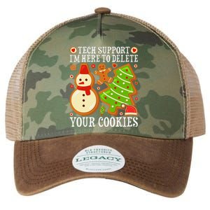 Christmas Tech Support Here To Delete Cookies Xmas Legacy Tie Dye Trucker Hat