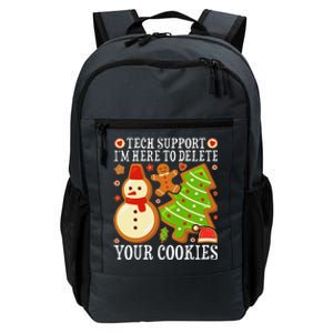 Christmas Tech Support Here To Delete Cookies Xmas Daily Commute Backpack