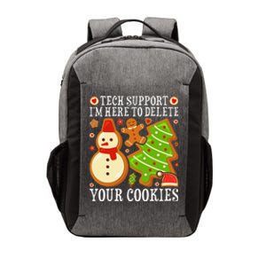 Christmas Tech Support Here To Delete Cookies Xmas Vector Backpack