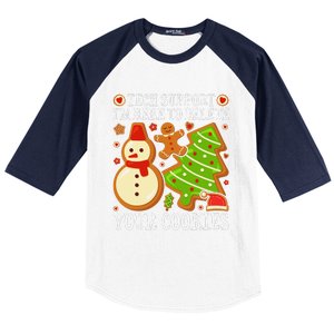 Christmas Tech Support Here To Delete Cookies Xmas Baseball Sleeve Shirt