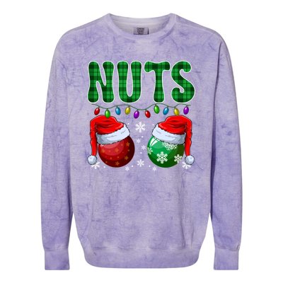 Christmas T Shirts Matching Couple Family Chestnuts Colorblast Crewneck Sweatshirt