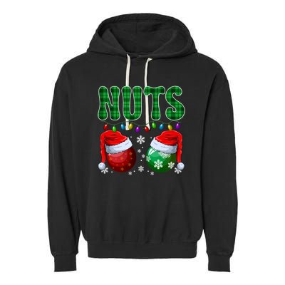 Christmas T Shirts Matching Couple Family Chestnuts Garment-Dyed Fleece Hoodie