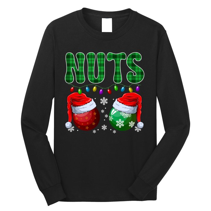 Christmas T Shirts Matching Couple Family Chestnuts Long Sleeve Shirt