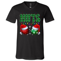 Christmas T Shirts Matching Couple Family Chestnuts V-Neck T-Shirt