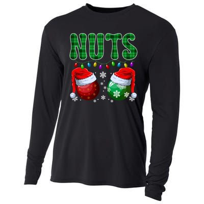 Christmas T Shirts Matching Couple Family Chestnuts Cooling Performance Long Sleeve Crew