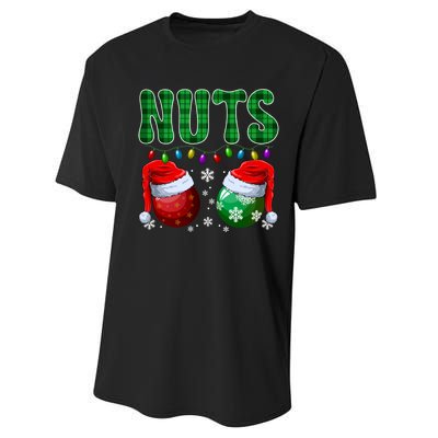 Christmas T Shirts Matching Couple Family Chestnuts Performance Sprint T-Shirt