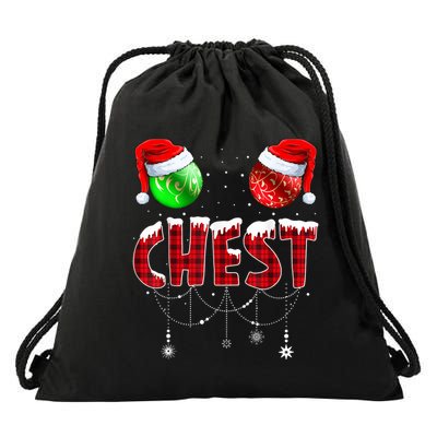 Christmas T Shirts Matching Couple Family Chestnuts Drawstring Bag
