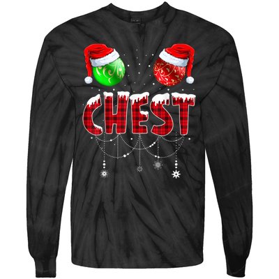 Christmas T Shirts Matching Couple Family Chestnuts Tie-Dye Long Sleeve Shirt