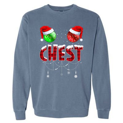 Christmas T Shirts Matching Couple Family Chestnuts Garment-Dyed Sweatshirt