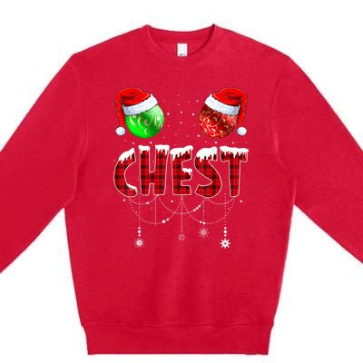 Christmas T Shirts Matching Couple Family Chestnuts Premium Crewneck Sweatshirt