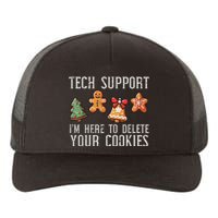 Christmas Tech Support Here To Delete Cookies Xmas Yupoong Adult 5-Panel Trucker Hat