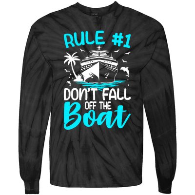 Cruise Trip Ship Summer Vacation Matching Family Group Tie-Dye Long Sleeve Shirt