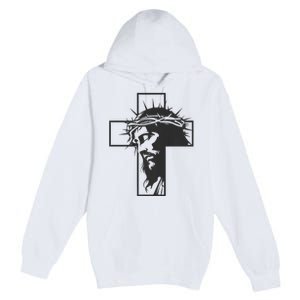 CanT Throw Stones While Washing Feet Jesus Premium Pullover Hoodie