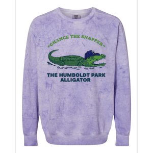 Chance The Snapper Chicago Gator Colorblast Crewneck Sweatshirt