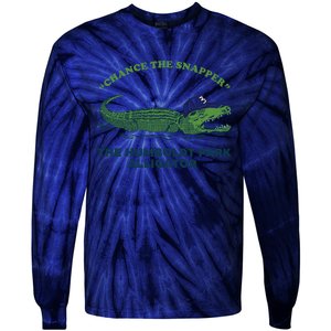 Chance The Snapper Chicago Gator Tie-Dye Long Sleeve Shirt