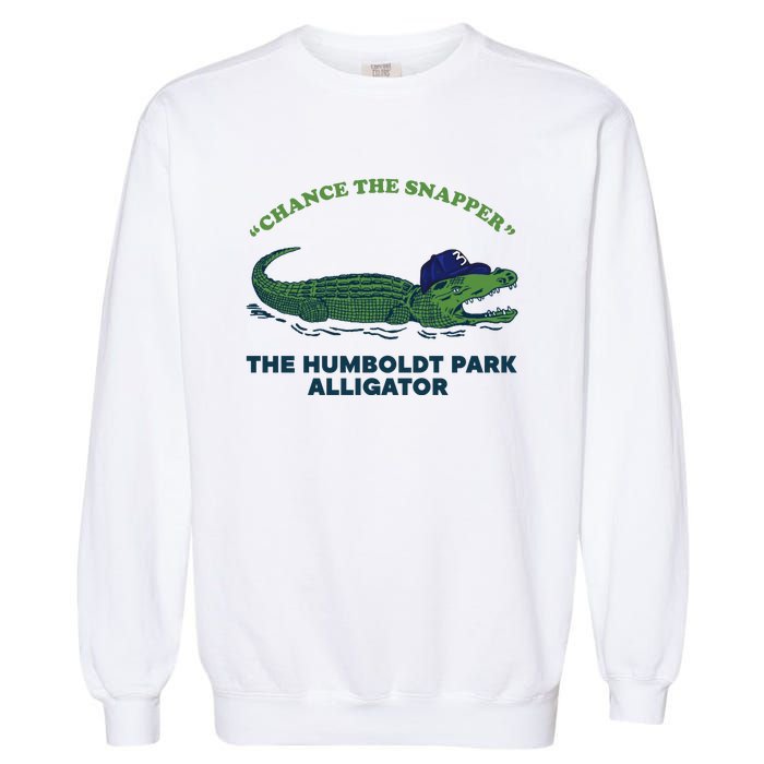 Chance The Snapper Chicago Gator Garment-Dyed Sweatshirt