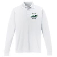 Chance The Snapper Chicago Gator Performance Long Sleeve Polo