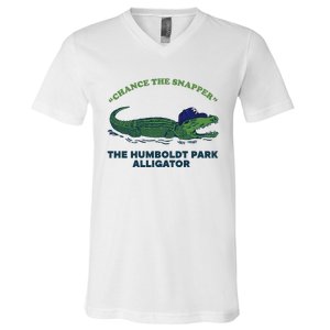 Chance The Snapper Chicago Gator V-Neck T-Shirt