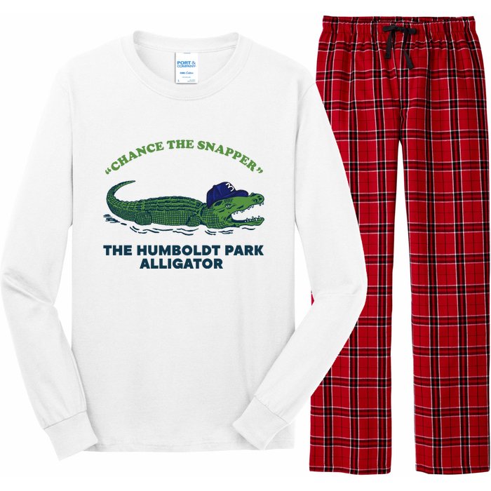 Chance The Snapper Chicago Gator Long Sleeve Pajama Set