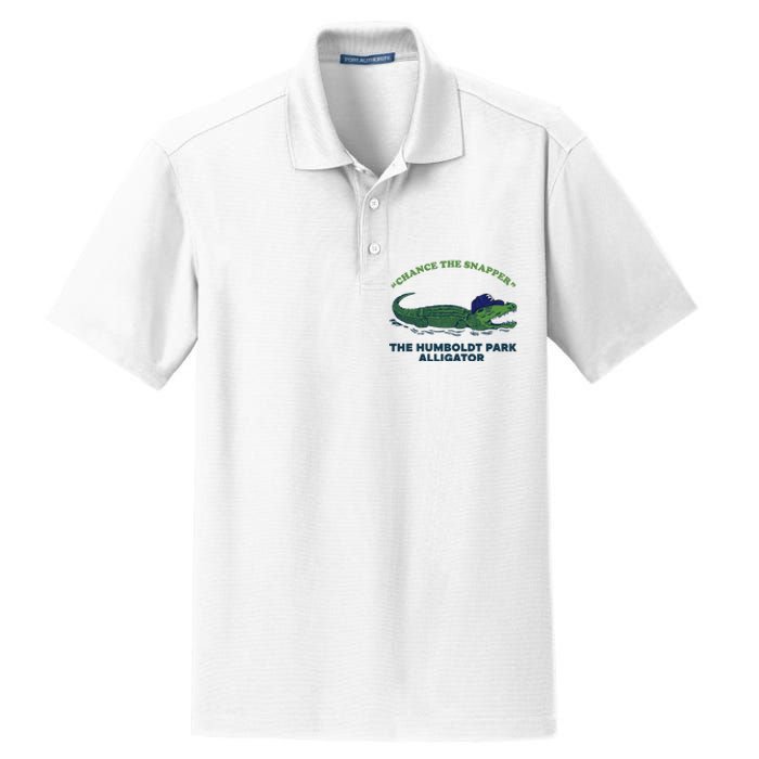 Chance The Snapper Chicago Gator Dry Zone Grid Polo