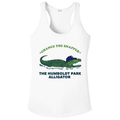 Chance The Snapper Chicago Gator Ladies PosiCharge Competitor Racerback Tank