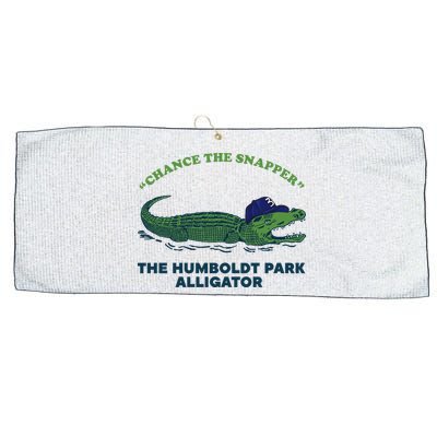 Chance The Snapper Chicago Gator Large Microfiber Waffle Golf Towel