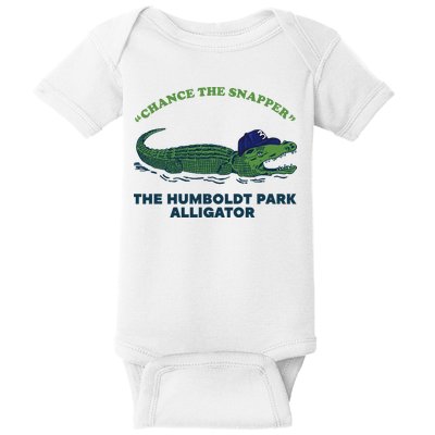Chance The Snapper Chicago Gator Baby Bodysuit
