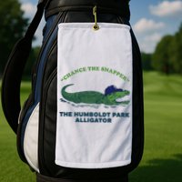 Chance The Snapper Chicago Gator Golf Towel